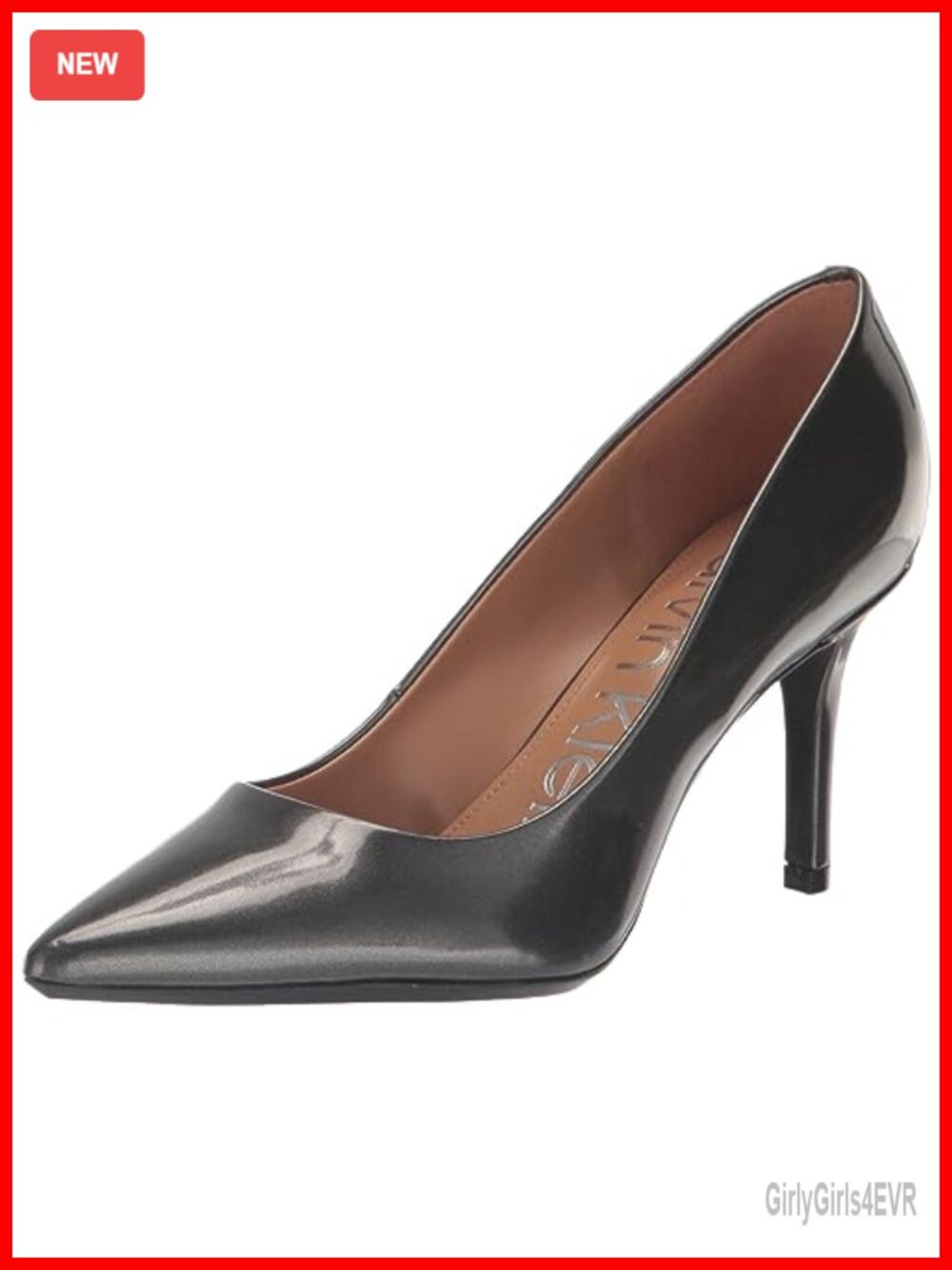 Pointed Toe Stiletto High Heel Slip-On Pump for Party Evening Casual